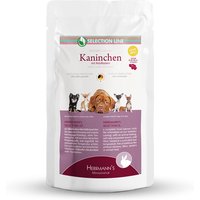 12 x 150 g | Herrmanns | Kaninchen mit Reisflocken, Karotte und Apfel Sensibel | Nassfutter | Hund