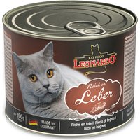 12 x 200 g | Leonardo | Reich an Leber Quality Selection | Nassfutter | Katze