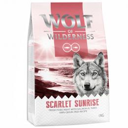 2 x 1 kg Wolf of Wilderness Trockenfutter zum Sonderpreis! - Scarlet Sunrise - Lachs & Thunfisch