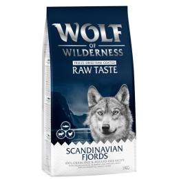 2 x 1 kg Wolf of Wilderness Trockenfutter zum Sonderpreis! - The Taste of Scandinavia - Lachs, Rentier, Huhn
