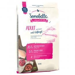 2 x 10 kg Sanabelle im Mixpaket - Adult Geflügel & Strauß