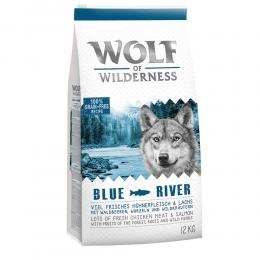 Angebot für 2 x 12 kg Wolf of Wilderness Trockenfutter - getreidefrei - Blue River - Lachs - Kategorie Hund / Hundefutter trocken / Wolf of Wilderness / Adult Classic.  Lieferzeit: 1-2 Tage -  jetzt kaufen.