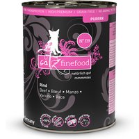 24 x 400 g | catz finefood | No.119 Rind  Purrrr | Nassfutter | Katze