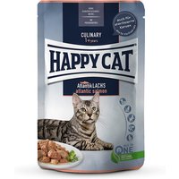24 x 85 g | Happy Cat | Meat in Sauce Atlantik Lachs Culinary | Nassfutter | Katze