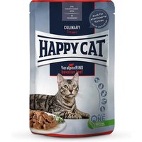 24 x 85 g | Happy Cat | Meat in Sauce Voralpen Rind Culinary | Nassfutter | Katze