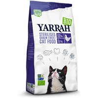 4 x 2 kg | Yarrah | Sterilised Grainfree Huhn & Fisch (MSC) | Trockenfutter | Katze