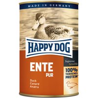 48 x 200 g | Happy Dog | Ente Pur Supreme Sensible | Nassfutter | Hund