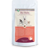 6 x 150 g | Herrmanns | Adult Bio-Huhn mit Fenchel, Zucchini und Buchweizen Selection | Nassfutter | Hund