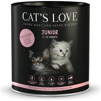 6 x 400 g | Cats Love | Junior Geflügel Classic | Trockenfutter | Katze