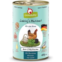 6 x 400 g | GranataPet | Huhn & Pastinaken Liebling's Mahlzeit | Nassfutter | Hund