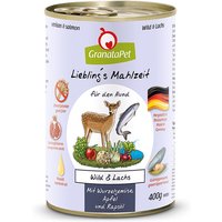 6 x 400 g | GranataPet | Wild & Lachs Liebling's Mahlzeit | Nassfutter | Hund