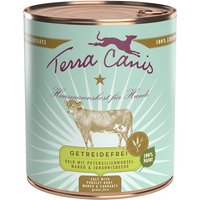 6 x 800 g | Terra Canis | Kalb mit Petersilienwurzel, Mango & Johannisbeere Getreidefrei | Nassfutter | Hund