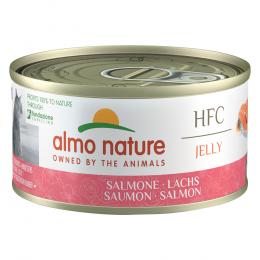 Angebot für Almo Nature 6 x 70 g - HFC Lachs in Gelee - Kategorie Katze / Katzenfutter nass / Almo Nature / Almo Nature.  Lieferzeit: 1-2 Tage -  jetzt kaufen.
