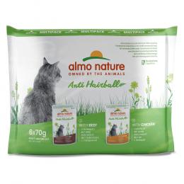 Angebot für Almo Nature Holistic Anti Hairball 6 x 70 g Huhn & Rind - Kategorie Katze / Katzenfutter nass / Almo Nature / Almo Nature Holistic.  Lieferzeit: 1-2 Tage -  jetzt kaufen.