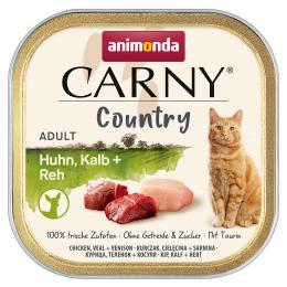 Angebot für animonda Carny Country Adult 32 x 100 g - Huhn, Kalb + Reh - Kategorie Katze / Katzenfutter nass / animonda Carny / animonda Carny Adult.  Lieferzeit: 1-2 Tage -  jetzt kaufen.
