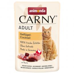 Angebot für animonda Carny Pouch 12 x 85 g - Geflügel-Cocktail - Kategorie Katze / Katzenfutter nass / animonda Carny / animonda Carny Adult.  Lieferzeit: 1-2 Tage -  jetzt kaufen.