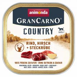 animonda GranCarno Country Rind, Hirsch + Steckrübe 22x150g