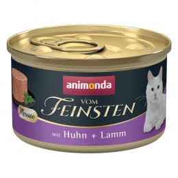 Angebot für animonda Vom Feinsten Adult 12 x 85 g - Huhn & Lamm - Kategorie Katze / Katzenfutter nass / animonda vom Feinsten / Vom Feinsten Mousse.  Lieferzeit: 1-2 Tage -  jetzt kaufen.