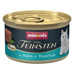Angebot für animonda Vom Feinsten Adult 12 x 85 g - Huhn & Thunfisch - Kategorie Katze / Katzenfutter nass / animonda vom Feinsten / Vom Feinsten Mousse.  Lieferzeit: 1-2 Tage -  jetzt kaufen.