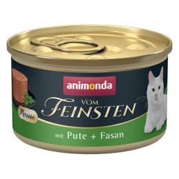 Angebot für animonda Vom Feinsten Adult 12 x 85 g - Pute & Fasan - Kategorie Katze / Katzenfutter nass / animonda vom Feinsten / Vom Feinsten Mousse.  Lieferzeit: 1-2 Tage -  jetzt kaufen.