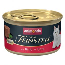 Angebot für animonda Vom Feinsten Adult 12 x 85 g - Rind & Ente - Kategorie Katze / Katzenfutter nass / animonda vom Feinsten / Vom Feinsten Mousse.  Lieferzeit: 1-2 Tage -  jetzt kaufen.