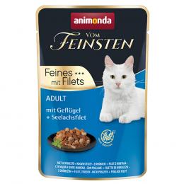 Angebot für animonda Vom Feinsten Adult 18 x 85 g - mit Geflügel & Seelachsfilet - Kategorie Katze / Katzenfutter nass / animonda vom Feinsten / Vom Feinsten Select Pouch.  Lieferzeit: 1-2 Tage -  jetzt kaufen.