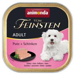 Angebot für animonda Vom Feinsten Adult getreidefrei 6 x 150 g - Pute & Schinken - Kategorie Hund / Hundefutter nass / animonda / Vom Feinsten.  Lieferzeit: 1-2 Tage -  jetzt kaufen.
