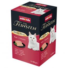 Angebot für animonda vom Feinsten Mildes Menü Adult 6 x 100 g - Pute & Tomaten - Kategorie Katze / Katzenfutter nass / animonda vom Feinsten / Vom Feinsten Schale.  Lieferzeit: 1-2 Tage -  jetzt kaufen.