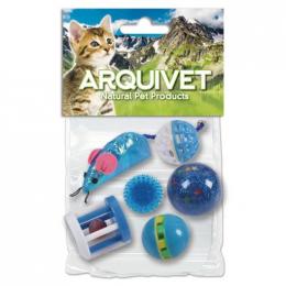 Arquivet Kit 6 Blaues Katzenspielzeug 5 Cm