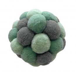 Aumüller Plush Ball Katzenspielkugel grün/grau