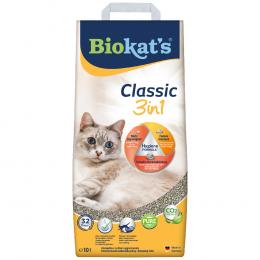 Angebot für Biokat's Classic 3in1 Katzenstreu - 10 l - Kategorie Katze / Katzenstreu & Katzensand / Biokats / Biokat's Klassiker mit grober Körnung.  Lieferzeit: 1-2 Tage -  jetzt kaufen.
