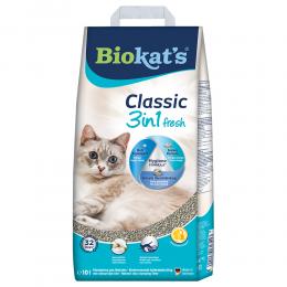 Angebot für Biokat's Classic Fresh 3in1 Katzenstreu mit Baumwollblütenduft - 10 l - Kategorie Katze / Katzenstreu & Katzensand / Biokats / Biokat's Klassiker mit grober Körnung.  Lieferzeit: 1-2 Tage -  jetzt kaufen.
