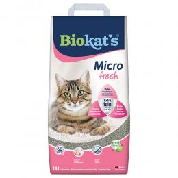 Angebot für Biokat's Micro Fresh Katzenstreu Sparpaket 2 x 14 l - Kategorie Katze / Katzenstreu & Katzensand / Biokats / Biokat's Streu mit feiner Körnung.  Lieferzeit: 1-2 Tage -  jetzt kaufen.