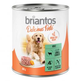 Briantos Delicious Paté 6 x 800 g - Lamm und Karotten