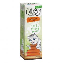 Angebot für Catessy Häppchen in Sauce Schälchen 14 x 85 g - mit Leber & Herz - Kategorie Katze / Katzenfutter nass / Catessy / Schalen.  Lieferzeit: 1-2 Tage -  jetzt kaufen.