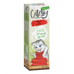 Angebot für Catessy Häppchen in Sauce Schälchen 14 x 85 g - mit Rind - Kategorie Katze / Katzenfutter nass / Catessy / Schalen.  Lieferzeit: 1-2 Tage -  jetzt kaufen.
