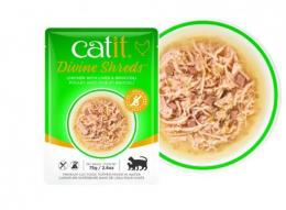Catit Divine Shreds Huhn/Leber & Brokkoli-Suppe 75 Gr