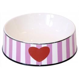 Chacco Futterschale Pink Heart - Gr S / 0,125 Liter