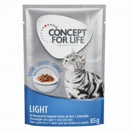 Angebot für Concept for Life Light - in Soße - Sparpaket: 48 x 85 g - Kategorie Katze / Katzenfutter nass / Concept for Life / Spezialnahrung.  Lieferzeit: 1-2 Tage -  jetzt kaufen.
