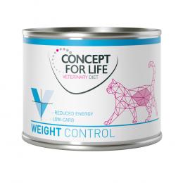 Angebot für Concept for Life Veterinary Diet Weight Control  - Sparpaket: 24 x 200 g - Kategorie Katze / Katzenfutter nass / Concept for Life Veterinary Diet / Gewicht/ Diabetes.  Lieferzeit: 1-2 Tage -  jetzt kaufen.