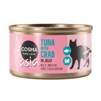 Angebot für Cosma Asia in Jelly 6 x 85 g - Huhn & Thunfisch - Kategorie Katze / Katzenfutter nass / Cosma / Cosma Asia.  Lieferzeit: 1-2 Tage -  jetzt kaufen.