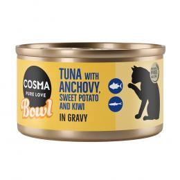 Angebot für Cosma Bowl 6 x 80 g - Thunfisch mit Anchovis - Kategorie Katze / Katzenfutter nass / Cosma / Cosma Bowl.  Lieferzeit: 1-2 Tage -  jetzt kaufen.