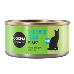 Angebot für Cosma Original in Jelly 6 x 170 g - Skipjack Thunfisch - Kategorie Katze / Katzenfutter nass / Cosma / Cosma Original.  Lieferzeit: 1-2 Tage -  jetzt kaufen.