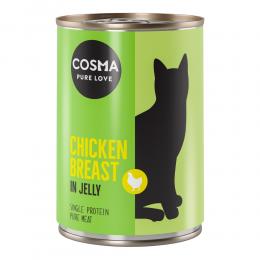 Angebot für Cosma Original in Jelly 6 x 400 g - Lachs - Kategorie Katze / Katzenfutter nass / Cosma / Cosma Original.  Lieferzeit: 1-2 Tage -  jetzt kaufen.