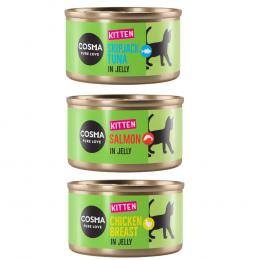 Angebot für Cosma Original Kitten 24 x 85 g - Mixpaket (3 Sorten) - Kategorie Katze / Katzenfutter nass / Cosma / Cosma Original Kitten.  Lieferzeit: 1-2 Tage -  jetzt kaufen.