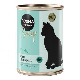 Angebot für Cosma Soup 6 x 100 g - Thunfisch mit grünen Erbsen - Kategorie Katze / Getreidefreies Katzenfutter / Cosma / Nassfutter.  Lieferzeit: 1-2 Tage -  jetzt kaufen.