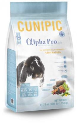 Cunipic Alpha Pro Light & Sterilisierte Erwachsene Kaninchen 1,75 Kg
