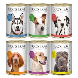 Angebot für Dog´s Love Adult 6 x 400 g - Mixpaket (6 Sorten) - Kategorie Hund / Hundefutter nass / Dog´s Love / -.  Lieferzeit: 1-2 Tage -  jetzt kaufen.