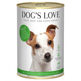 Angebot für Dog´s Love Adult 6 x 400 g - Wild - Kategorie Hund / Hundefutter nass / Dog´s Love / -.  Lieferzeit: 1-2 Tage -  jetzt kaufen.