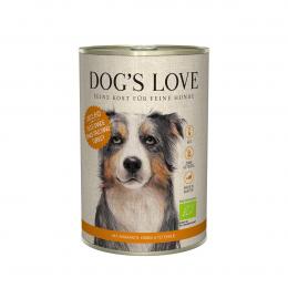 Dog's Love Bio Pute mit Amaranth, Kürbis und Petersilie 12x400g